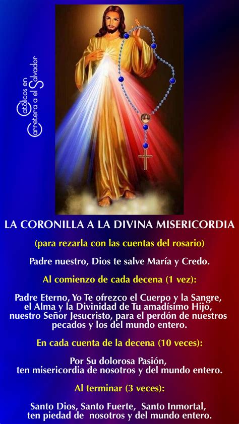 coronilla a la divina misericordia|la coronilla divina misericordia hoy.